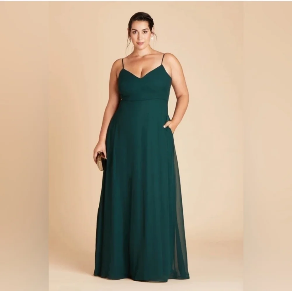 Emerald Green Sleeveless Backless Gown NWT 2x